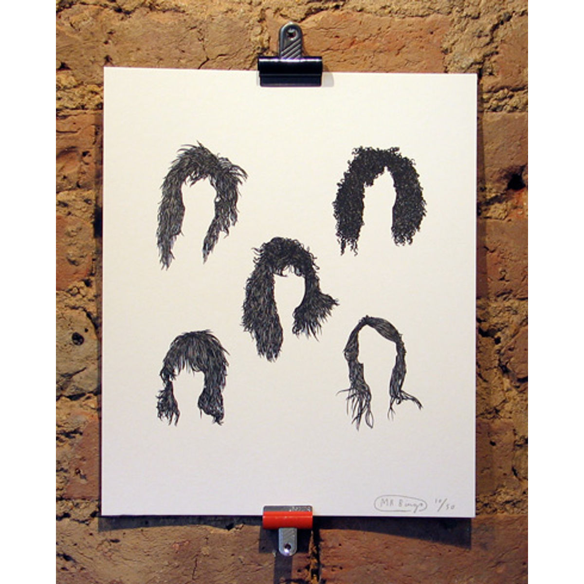 hair portraits - guns’n’roses