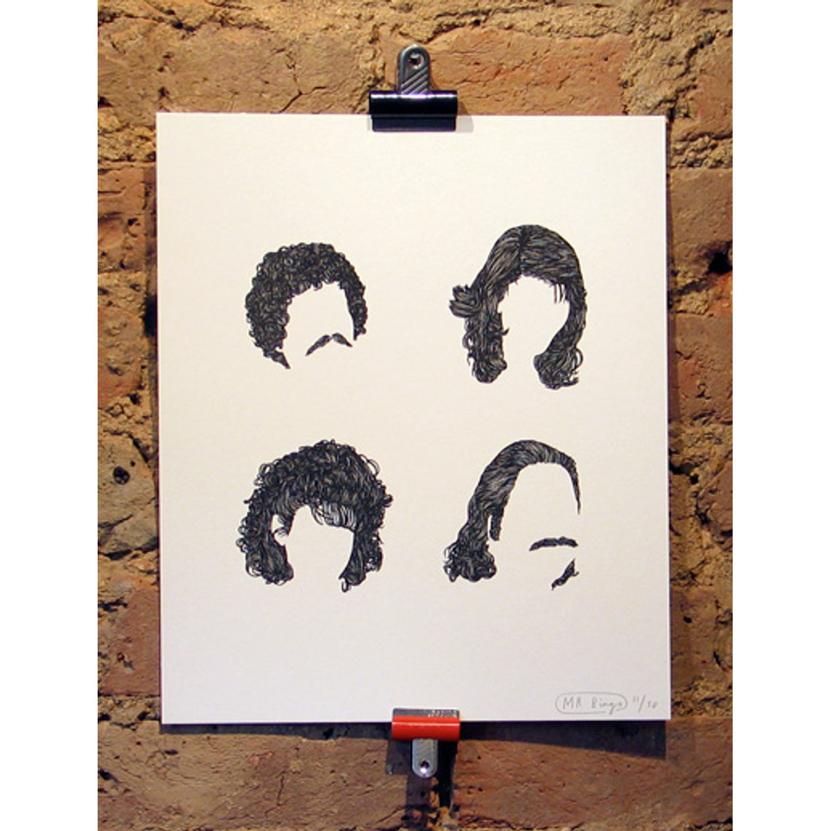 Hair Portraits - john, Ginger, Christy and Ron