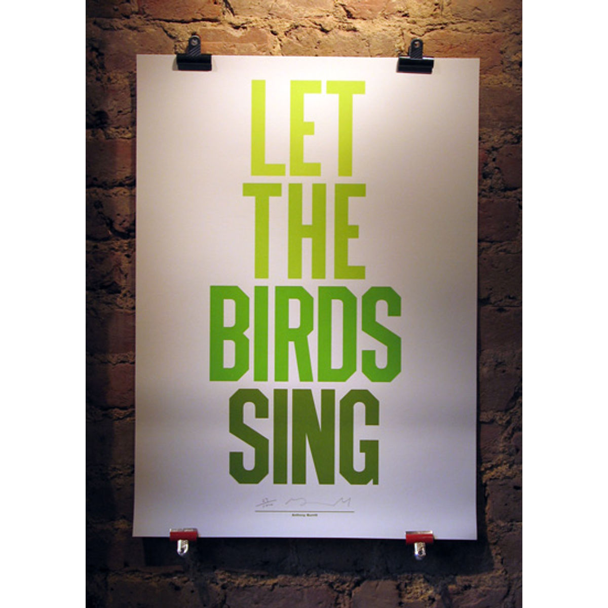 let the birds sing