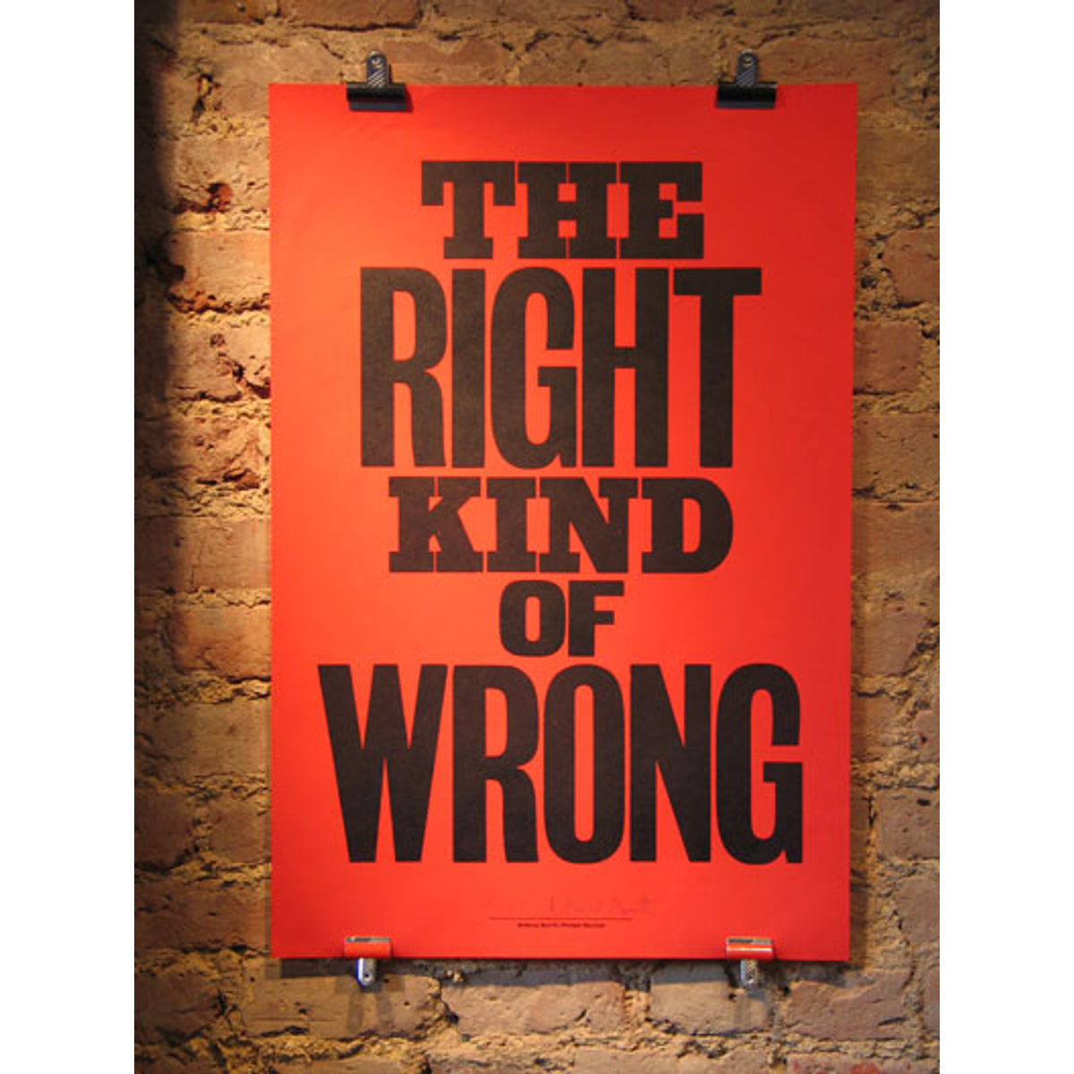 the right kind of wrong