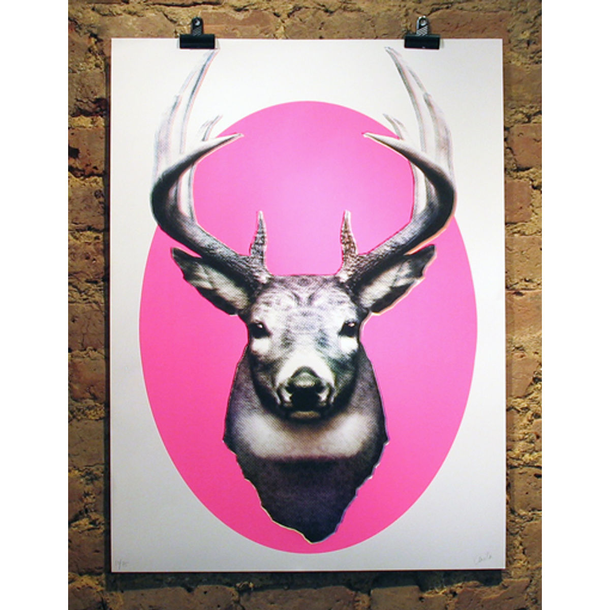 3d stag pink