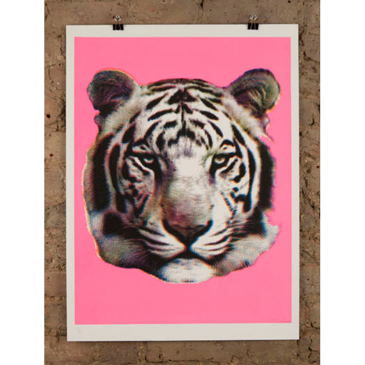 3d tiger pink by Aida