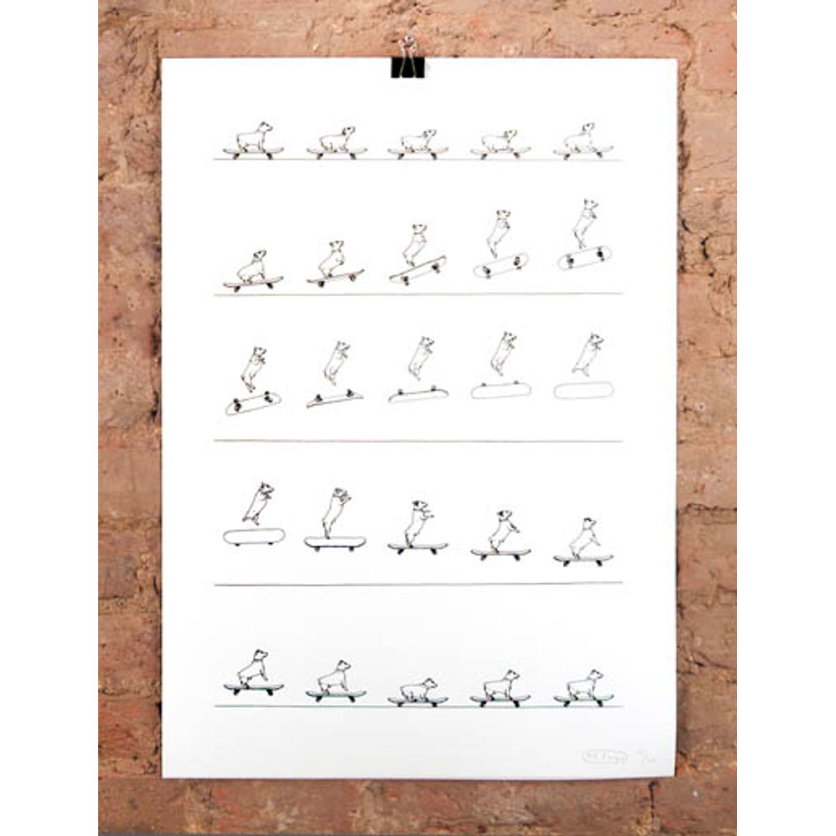 charlie does a kickflip