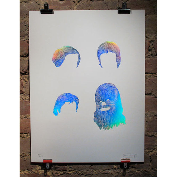 a new hope, holographic by Mr. Bingo