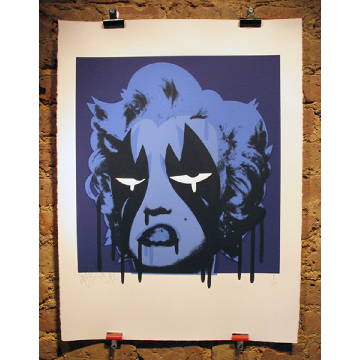 goth marilyn - blue
