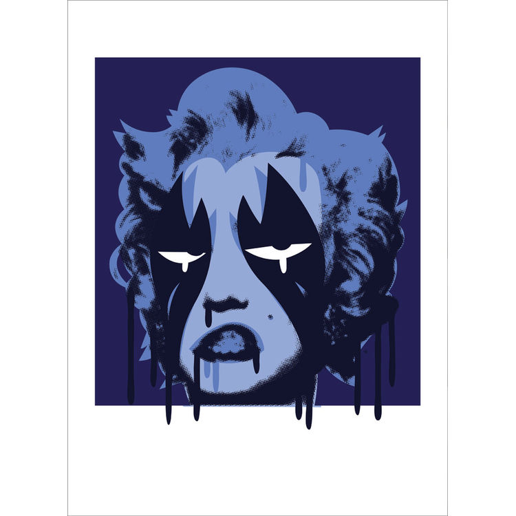 goth marilyn - blue by Mysterious Al