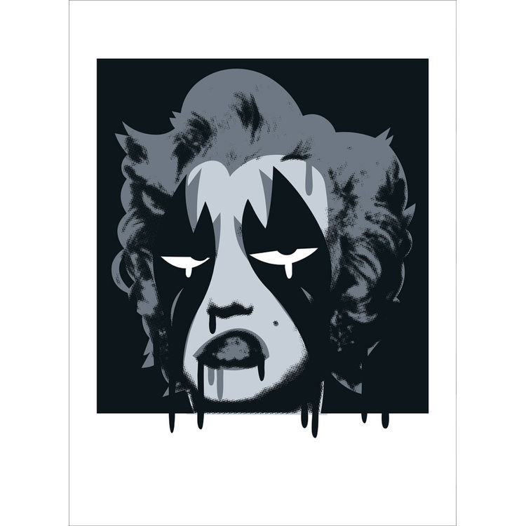 goth marilyn - black by Mysterious Al