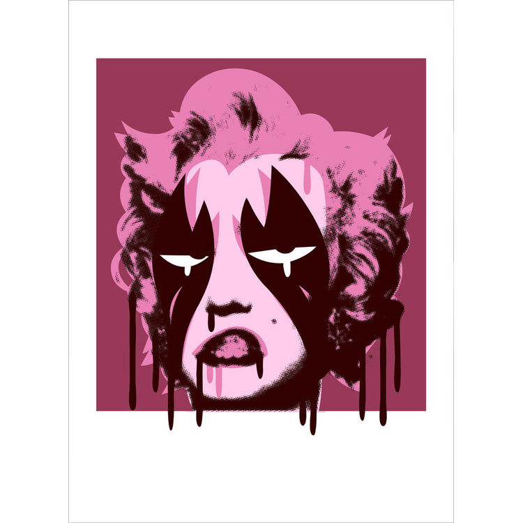 goth marilyn - pink by Mysterious Al