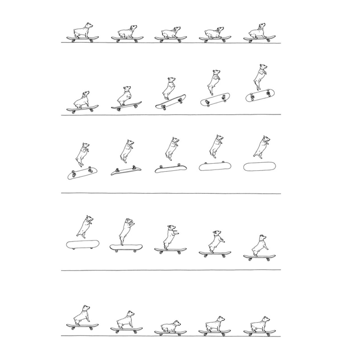 charlie does a kickflip