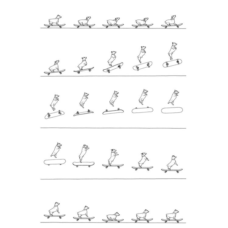 charlie does a kickflip by Mr. Bingo