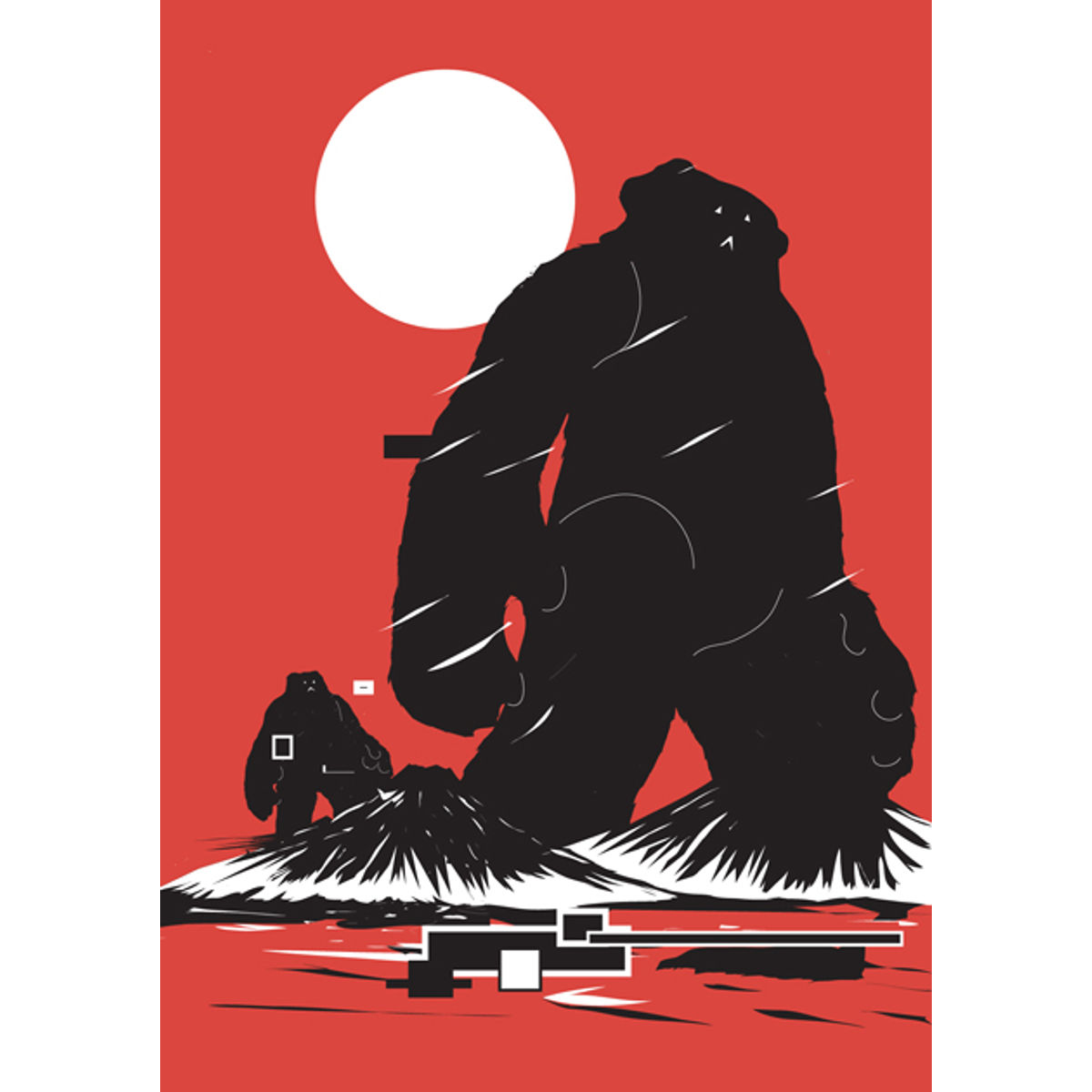 Yeti Over Mount Fugi HK