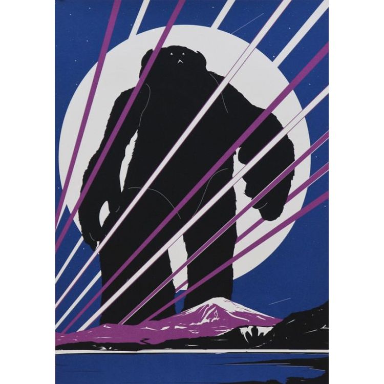 Yeti Over Mount Fuji XIII : Moonlit by Phlash
