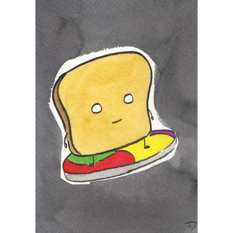 Mr. Toast Video Game Friends #8 by Dan Goodsell