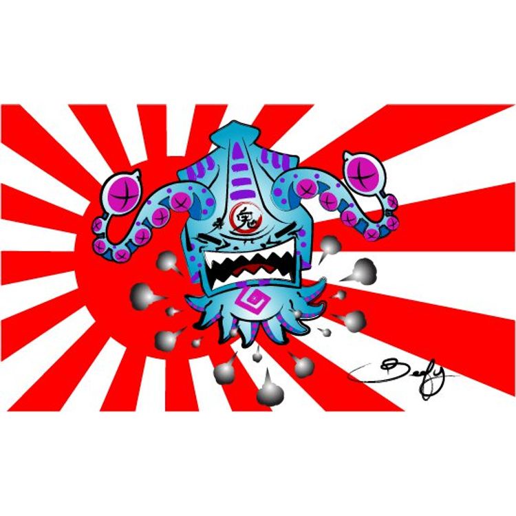 Angry SQuibby J-Flag by BeeFY