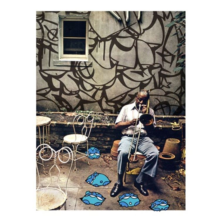 Blue Notes Print by Dez Einswell