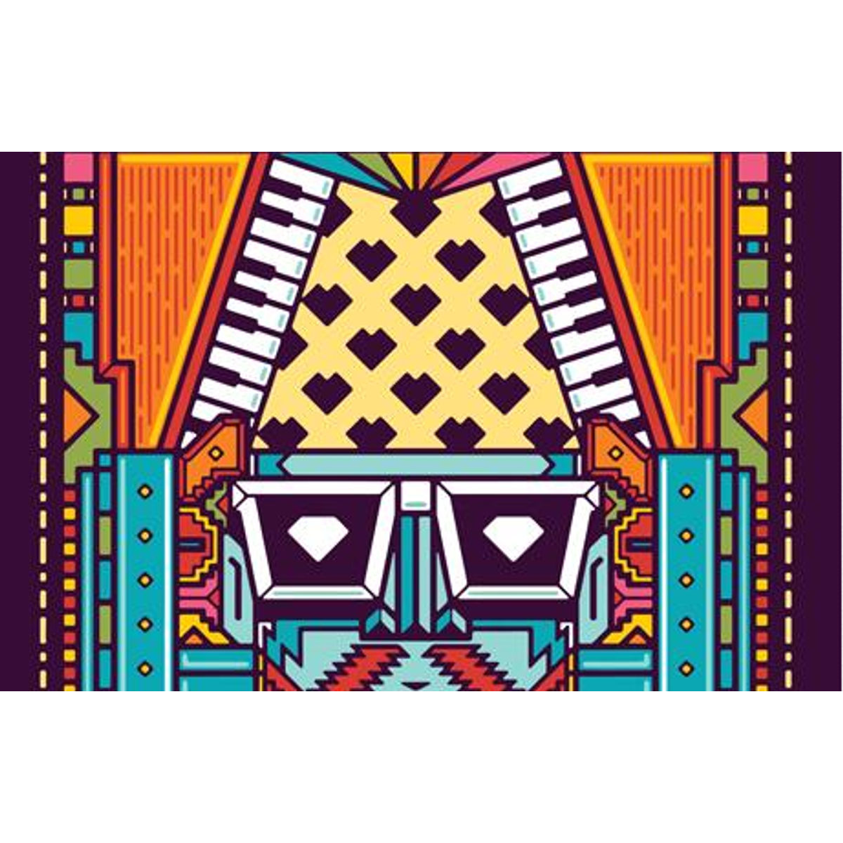 Gazelle Poster (Purple)