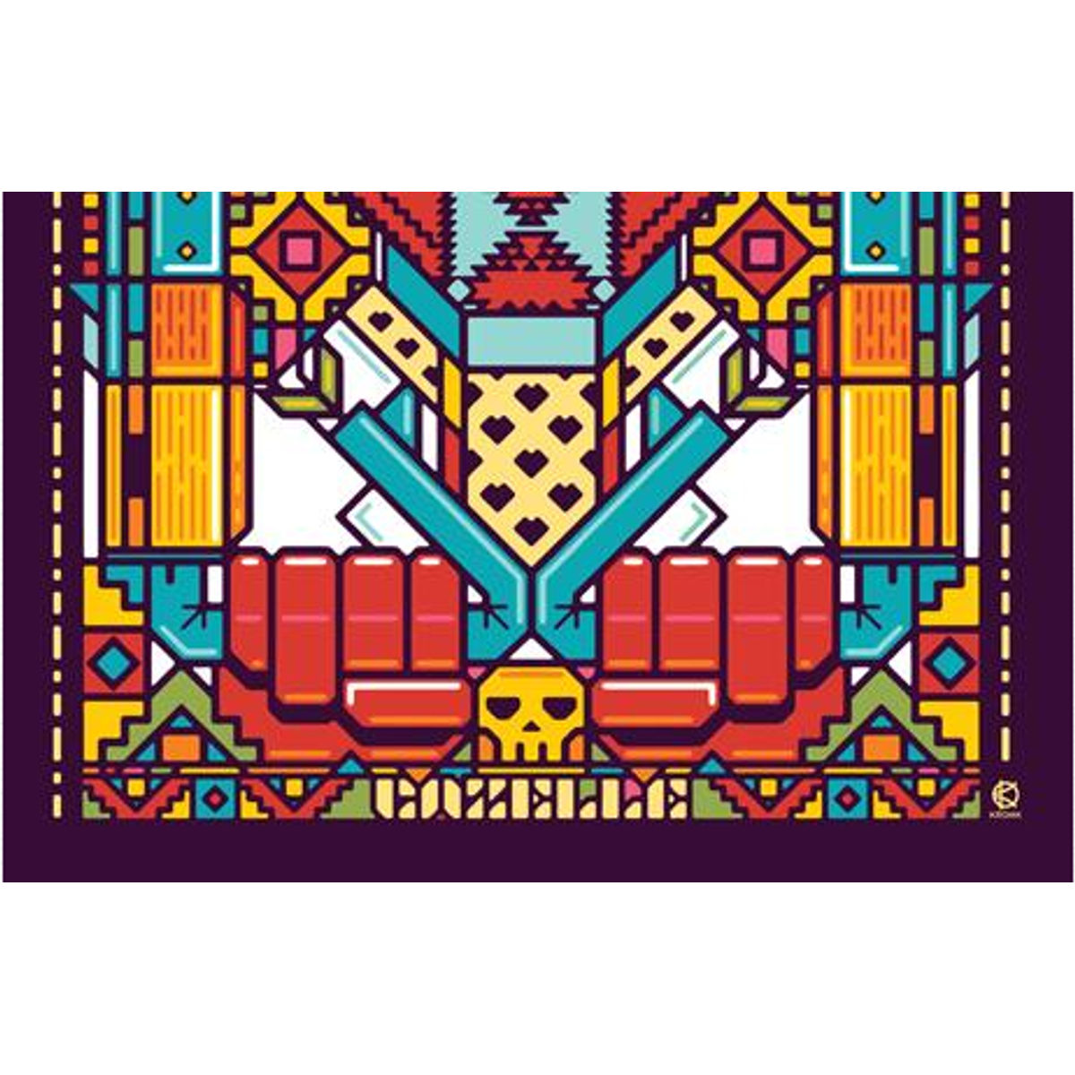 Gazelle Poster (Purple)