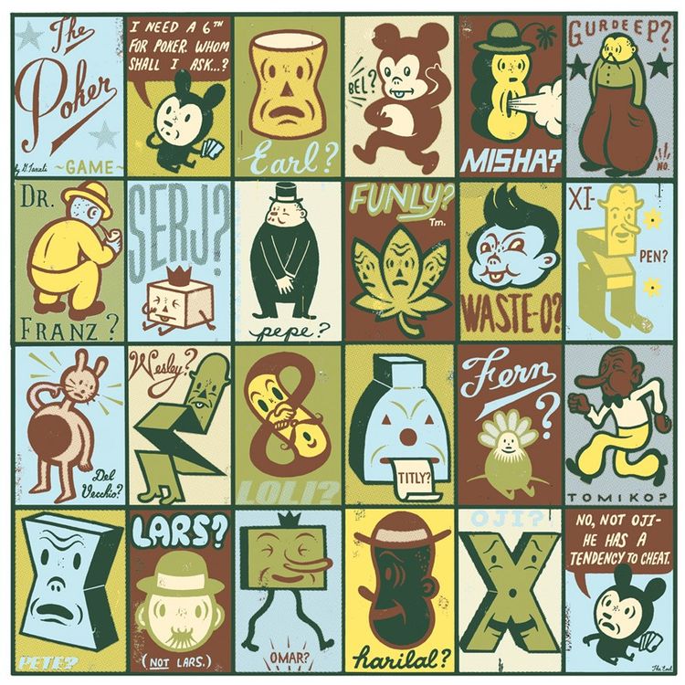 Poker Game by Gary Taxali