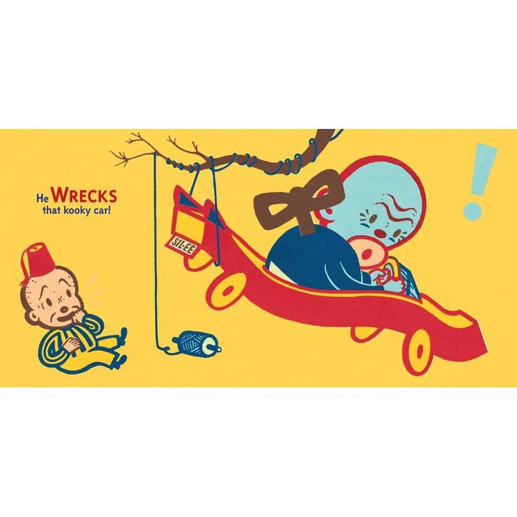 He wrecks that kooky car by Gary Taxali