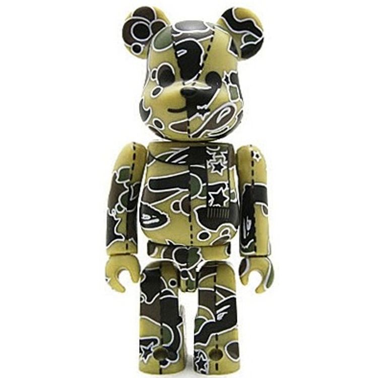 Bape Play Be@rbrick - Light Brown Camo by BAPE (A Bathing Ape)