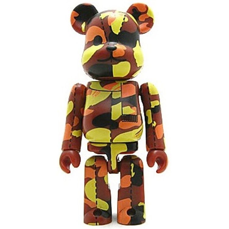Bape Play Be@rbrick - Multicolor Yellow by BAPE (A Bathing Ape)