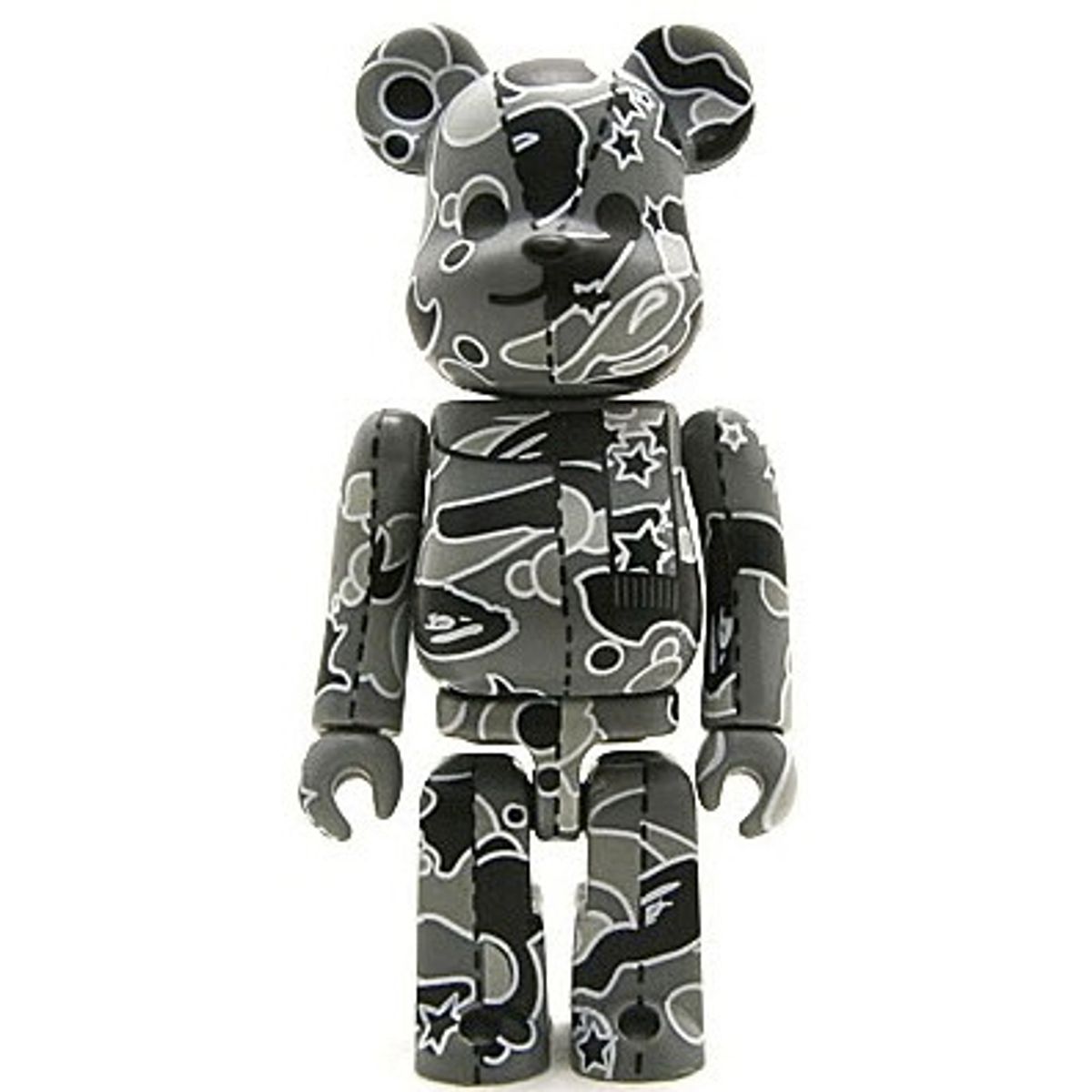 Bape Play Be@rbrick - Light Grey Camo