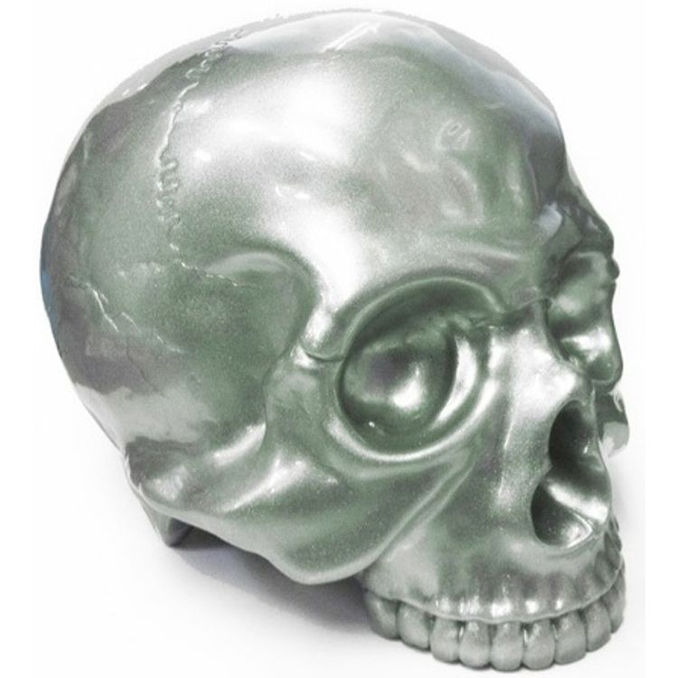 Skull Head - Silver Glitter by Secret Base