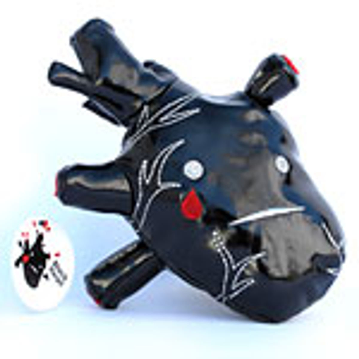 Black Heart - Limited-Edition Faux Patent Leather Plush