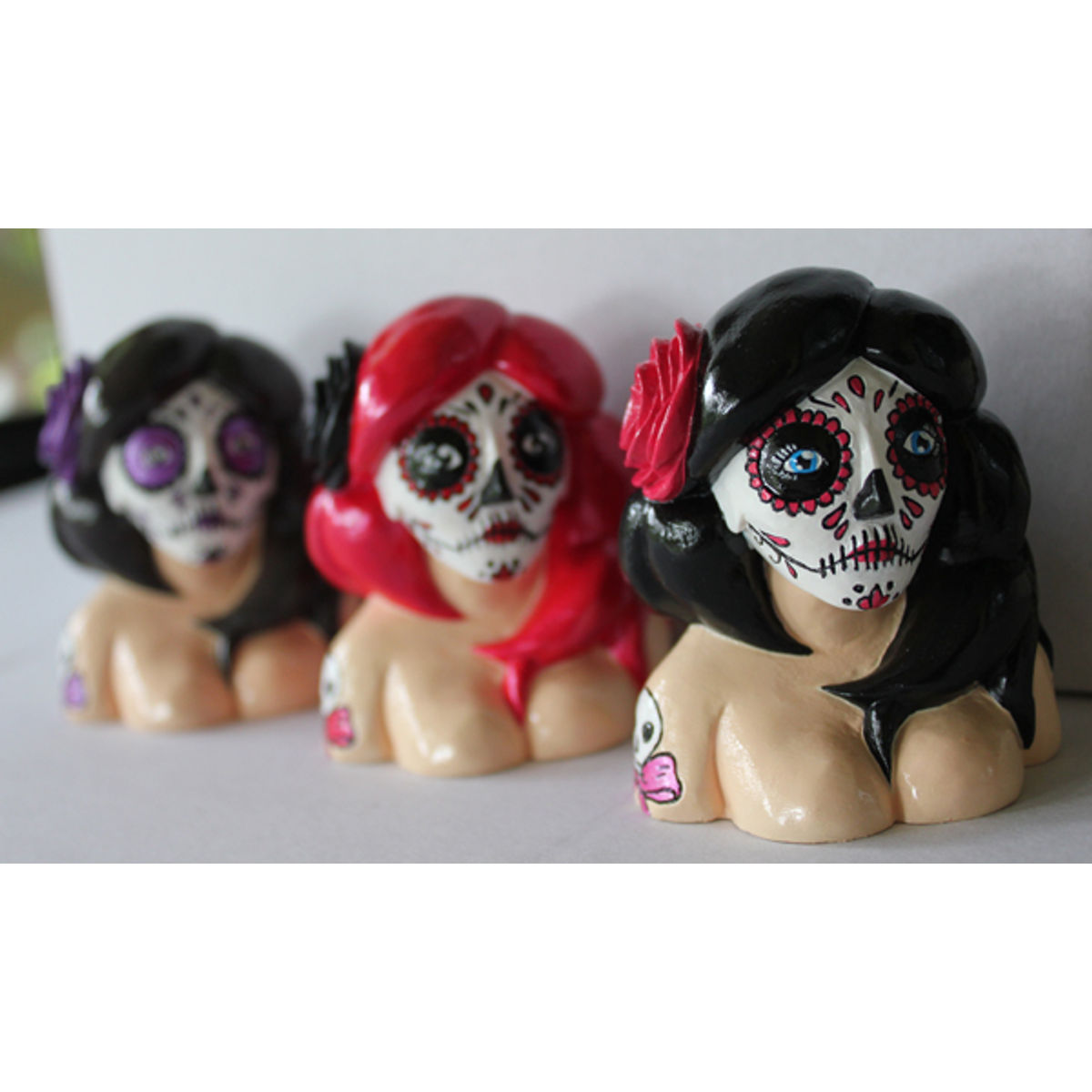 Calavera Girl - Black Hair