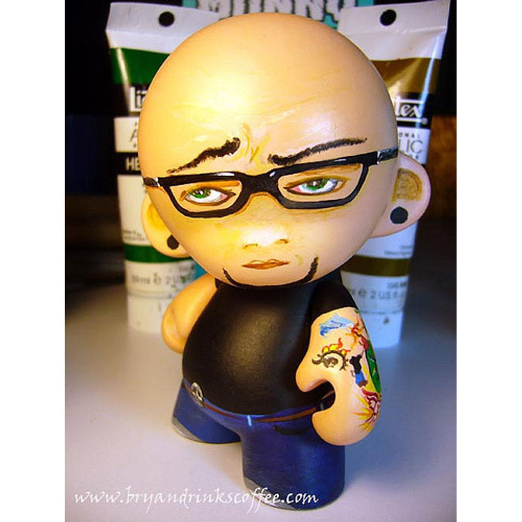 Munny Me (self portrait) by Color Chemist (Bryan Collins)