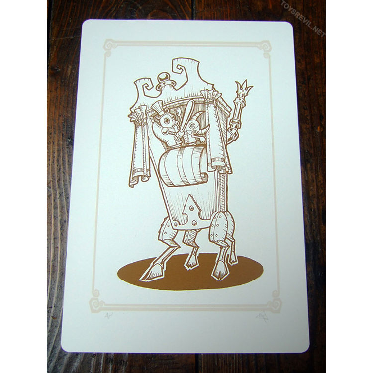 Trevithick's Wandering Theatre Print by Doktor A