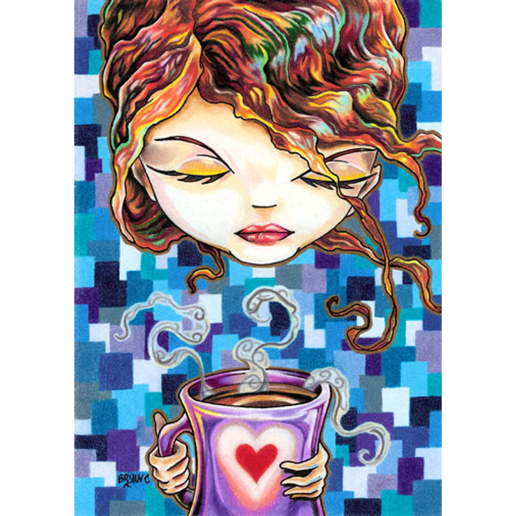 A Latte A Day Keeps The Blues Away by Color Chemist (Bryan Collins)
