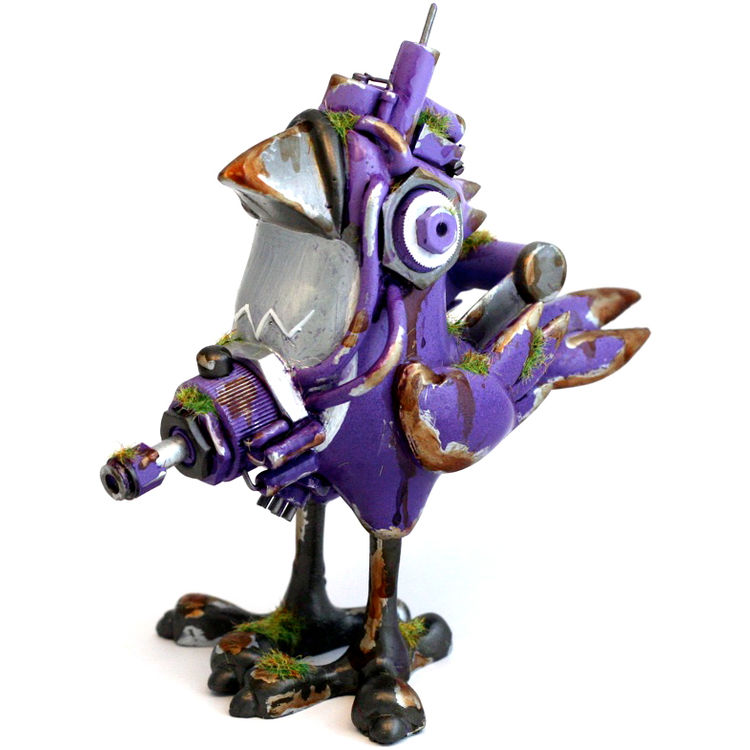RAY the RoboBirdlett - Purple by Cris Rose