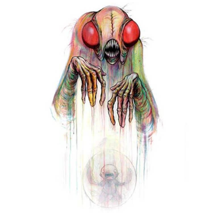 Undigested Rainbow by Alex Pardee