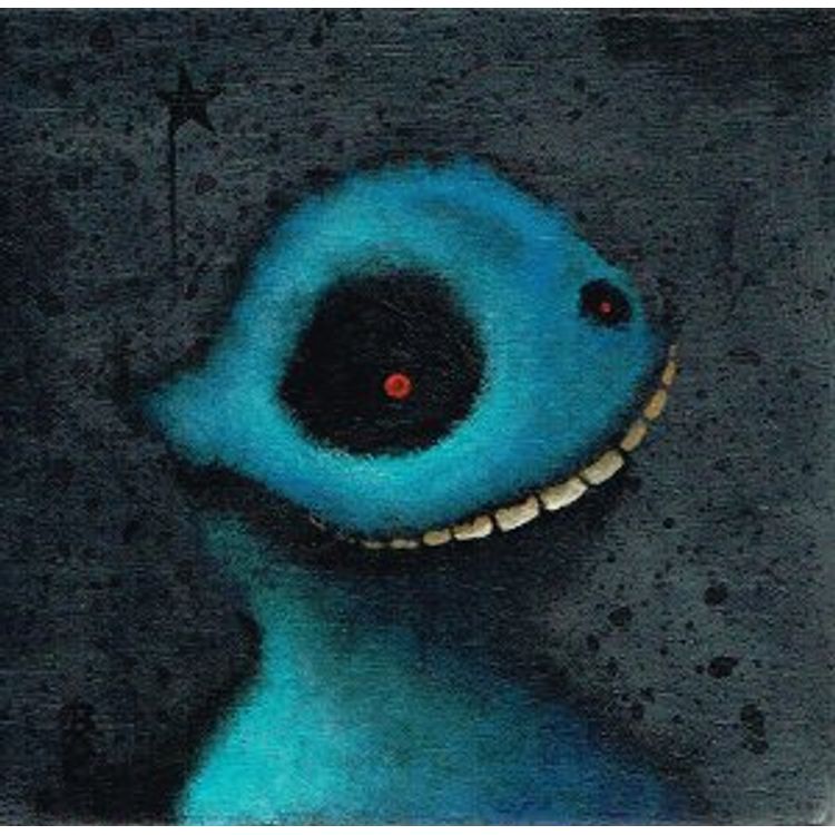 Blue Fuzzy Monster by Color Chemist (Bryan Collins)