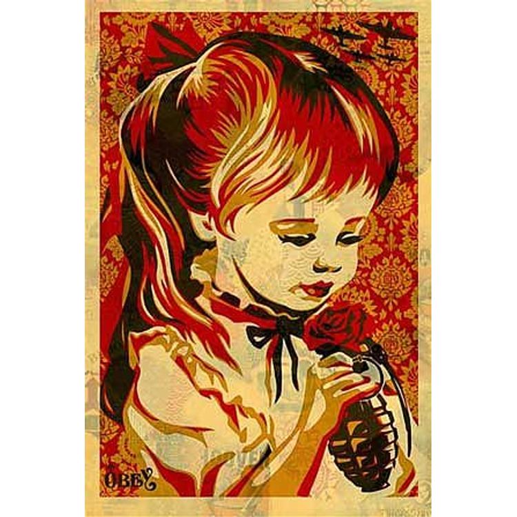 War By Numbers Offset by Obey Giant (Shepard Fairey)