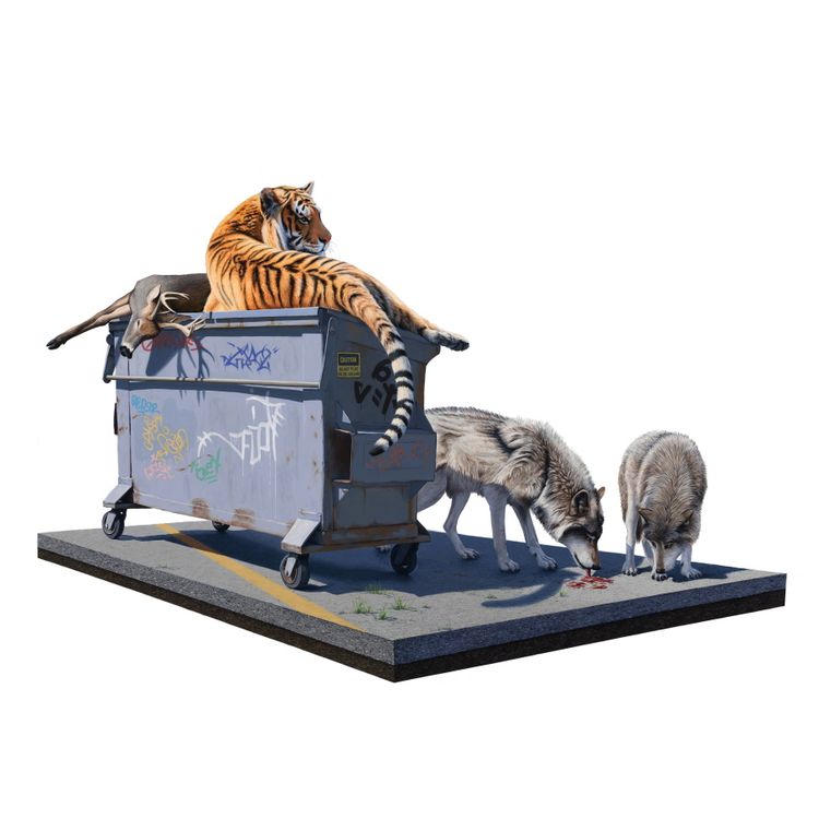 Tangled I by Josh Keyes