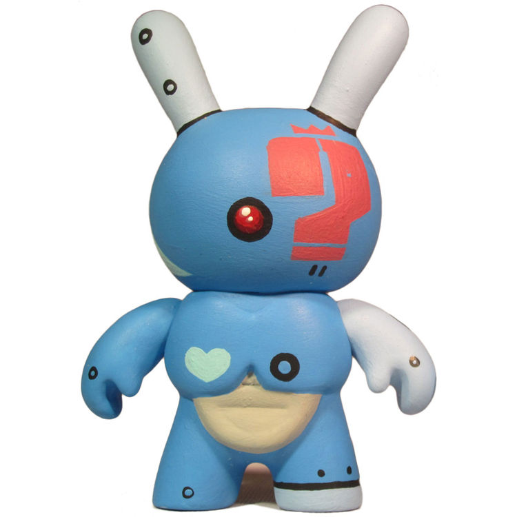 Silly Rabbit - Blue by Mike Die