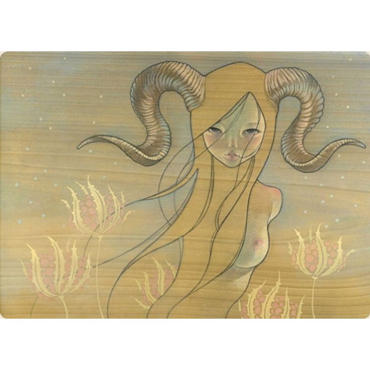 Horn Girl by Audrey Kawasaki