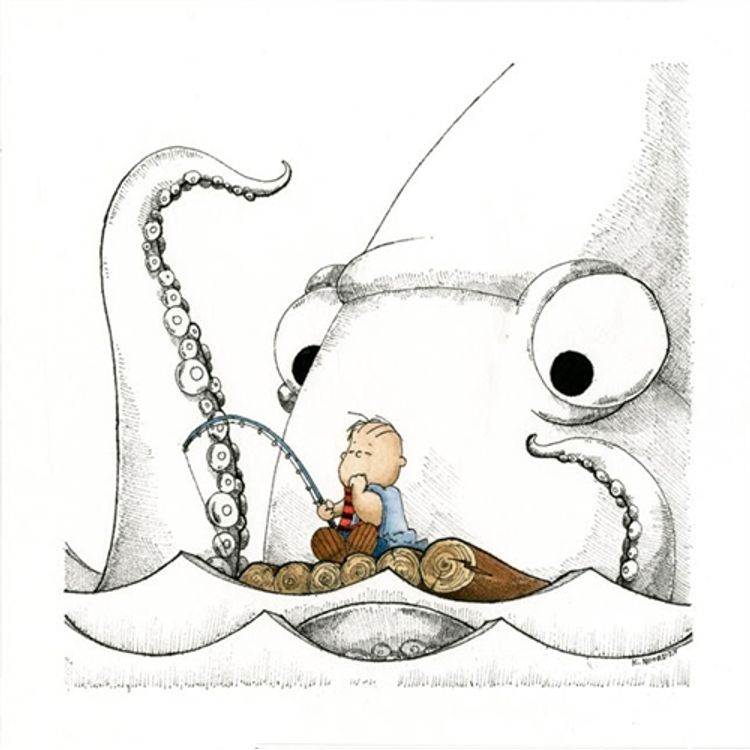 Linus and the Squid by Keith Noordzy