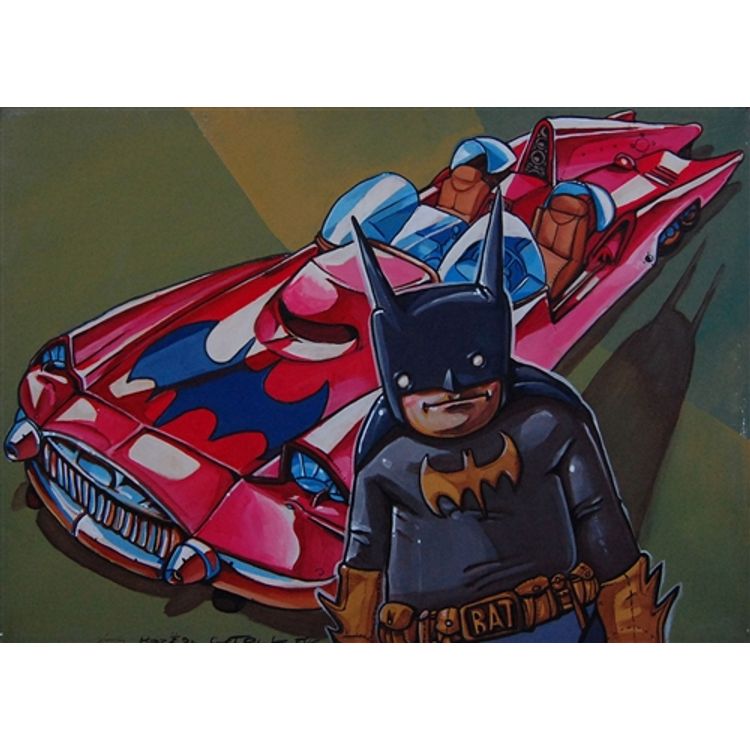La Batmobile Rosa by David Sossella