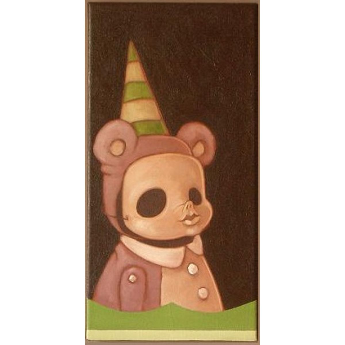 Empty bear suit w/ boy mask