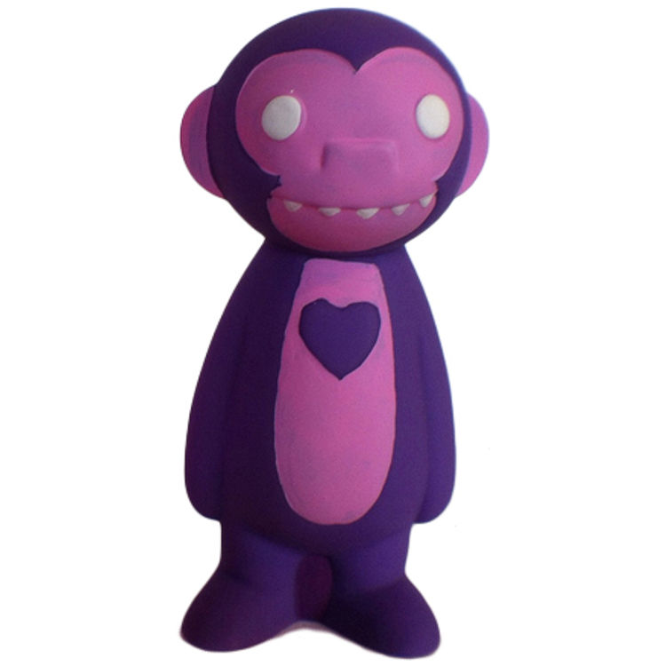 Space Monkeys Need Love Too - Purple by Vinnie Fiorello