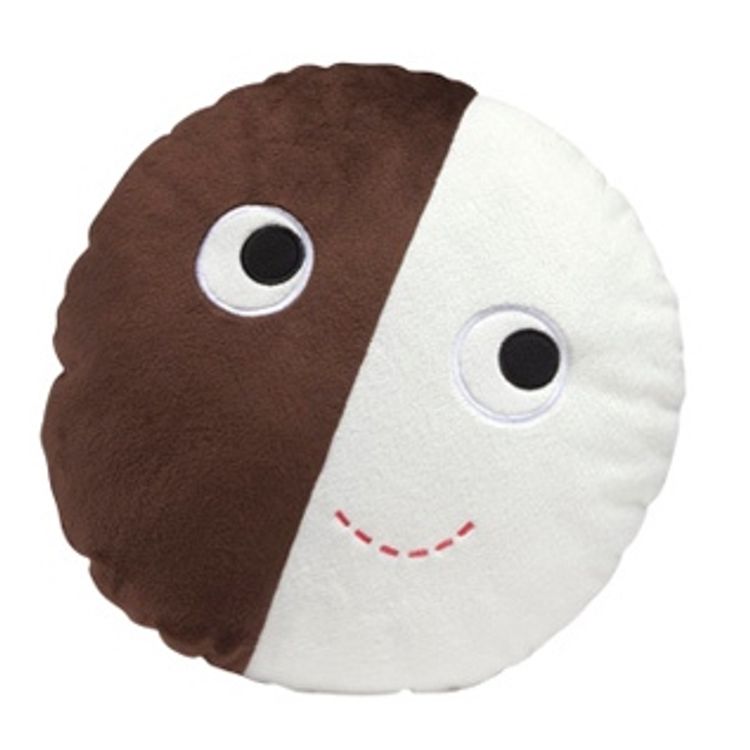 Yummy Black & White Cookie Plush by Heidi Kenney