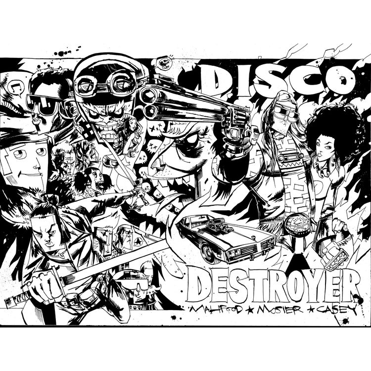 Disco Destroyer by Jim Mahfood