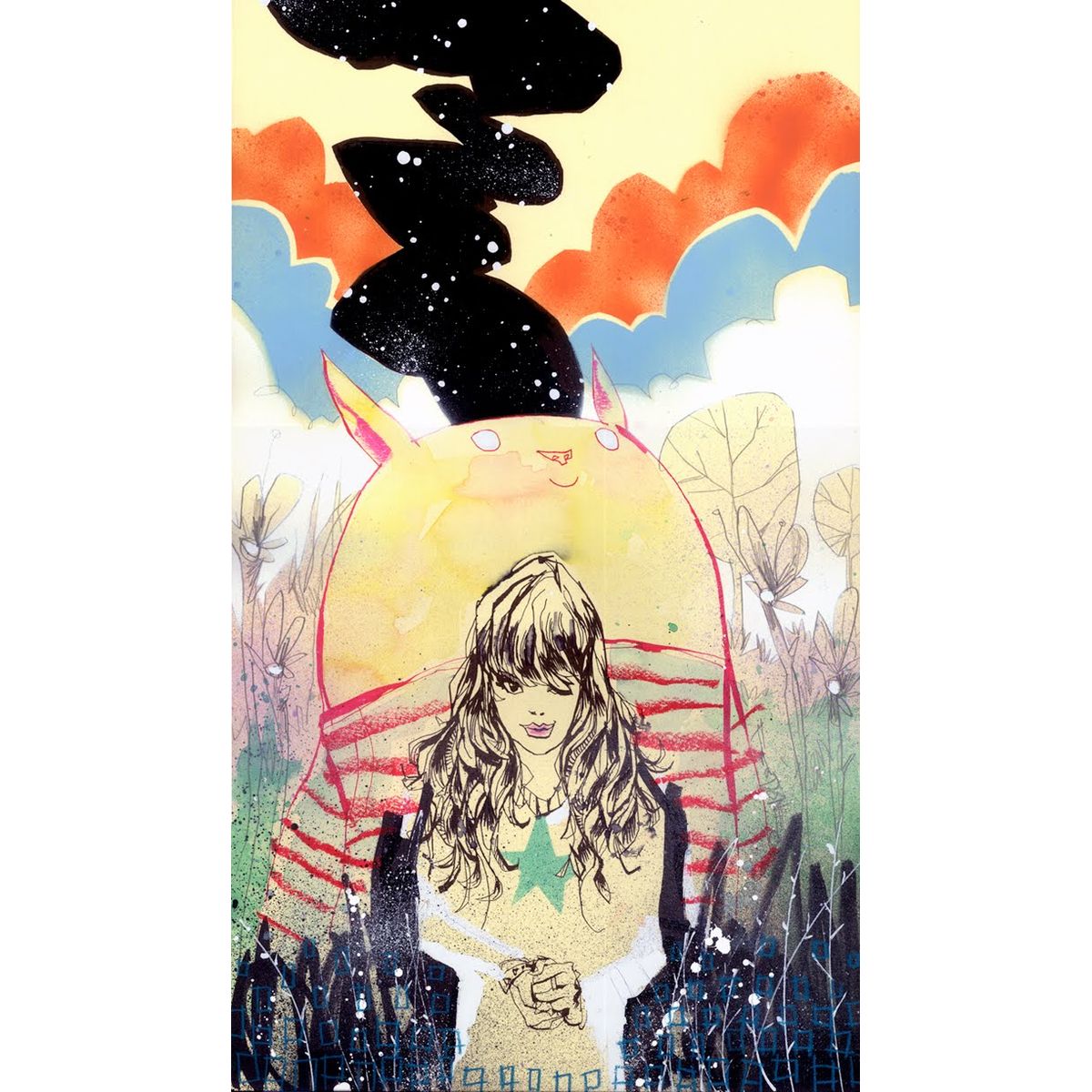 star shirt & red striped