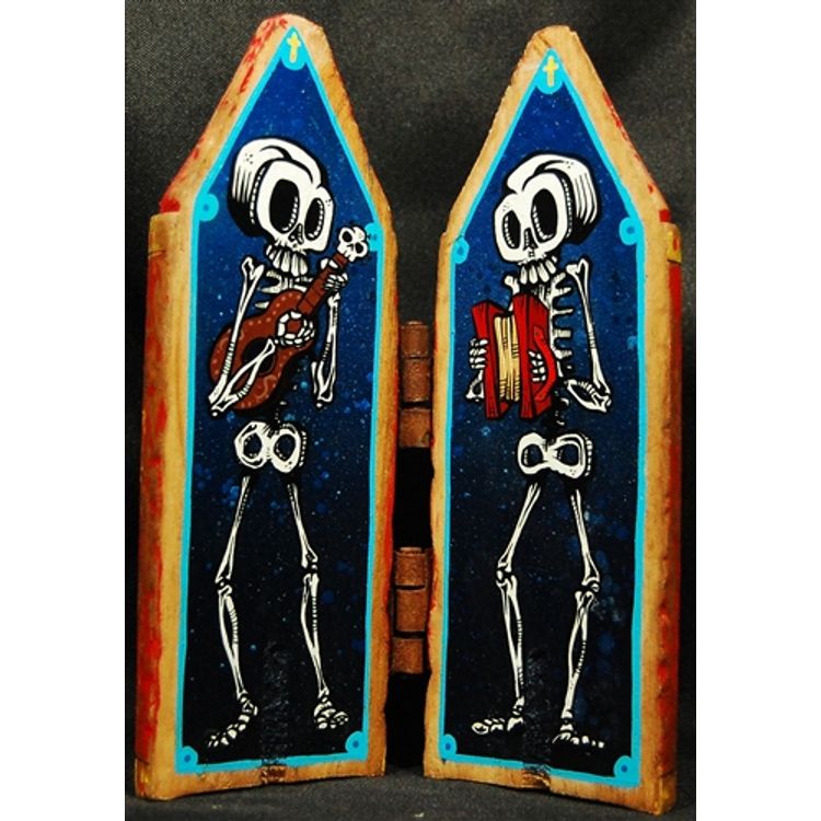 Skeleton Buskers by David Lozeau