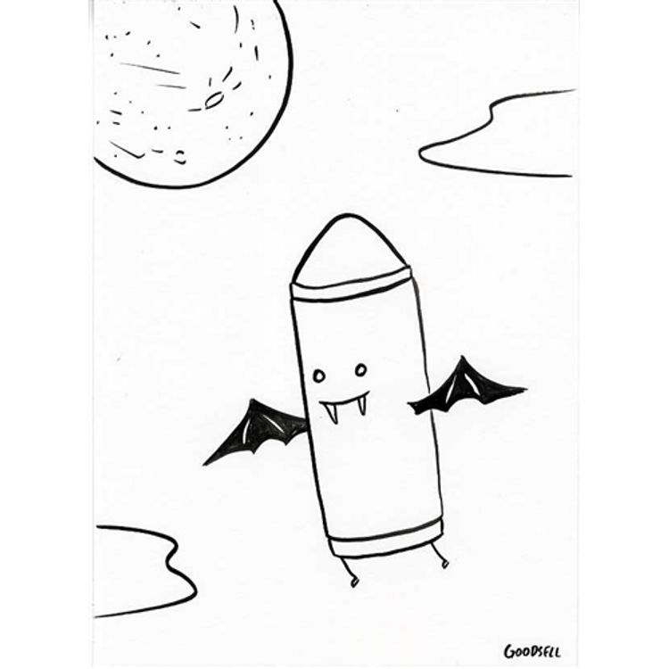 Color Ink Book Drawing #3 by Dan Goodsell