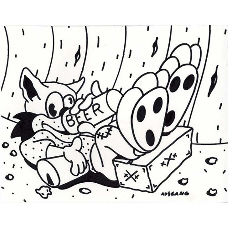 Color Ink Book Drawing #1 by Anthony Ausgang