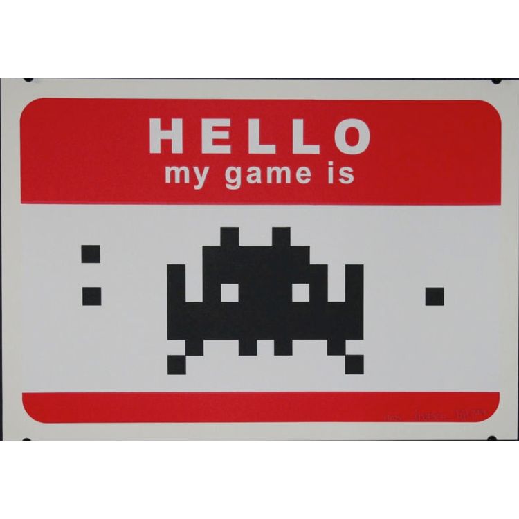 Hello My Game Is by Space Invader